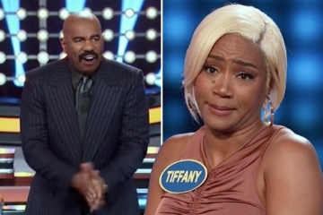 Celebrity Family Feud contestant Tiffany Haddish makes Steve Harvey speechless