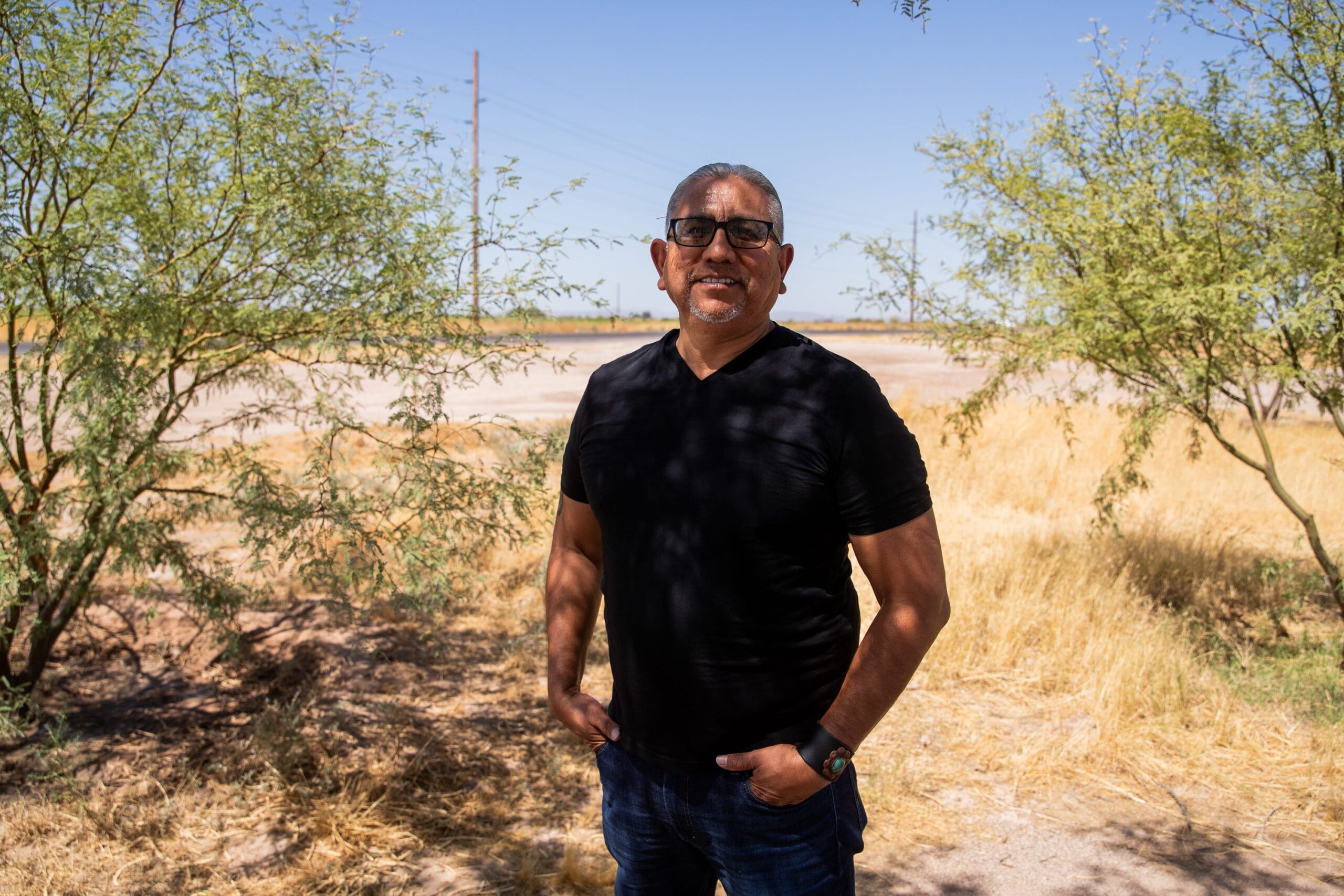 Shannon Rivers poses for a portrait in the Gila River Indian Community on Thursday, July 20, 2023, in Bapchule.