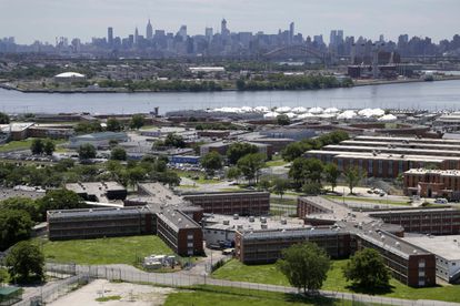 Rikers Island Prison.