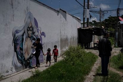 The town of Tonacatepeque, San Salvador, where the Barrio 18 gang was in permanent control. 