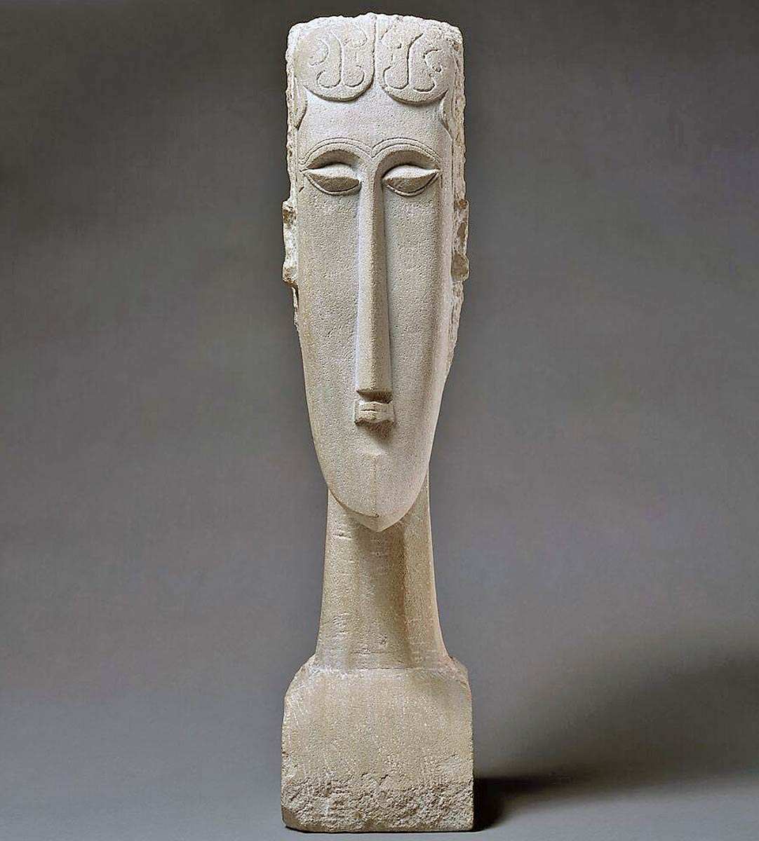 modigliani head sculpture 1912