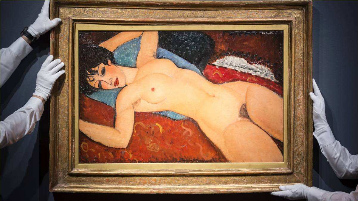 modigliani nude painting 1917
