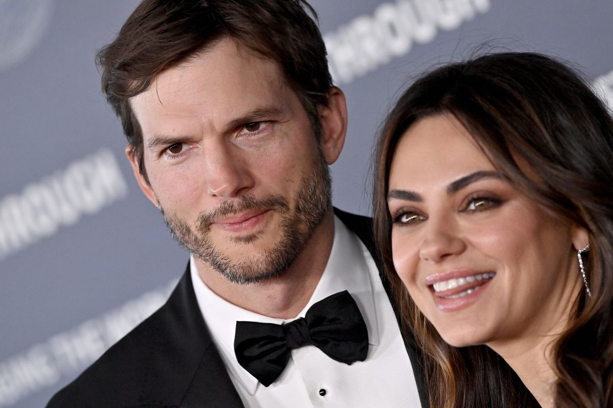 Ashton Kutcher and Mila Kunis.