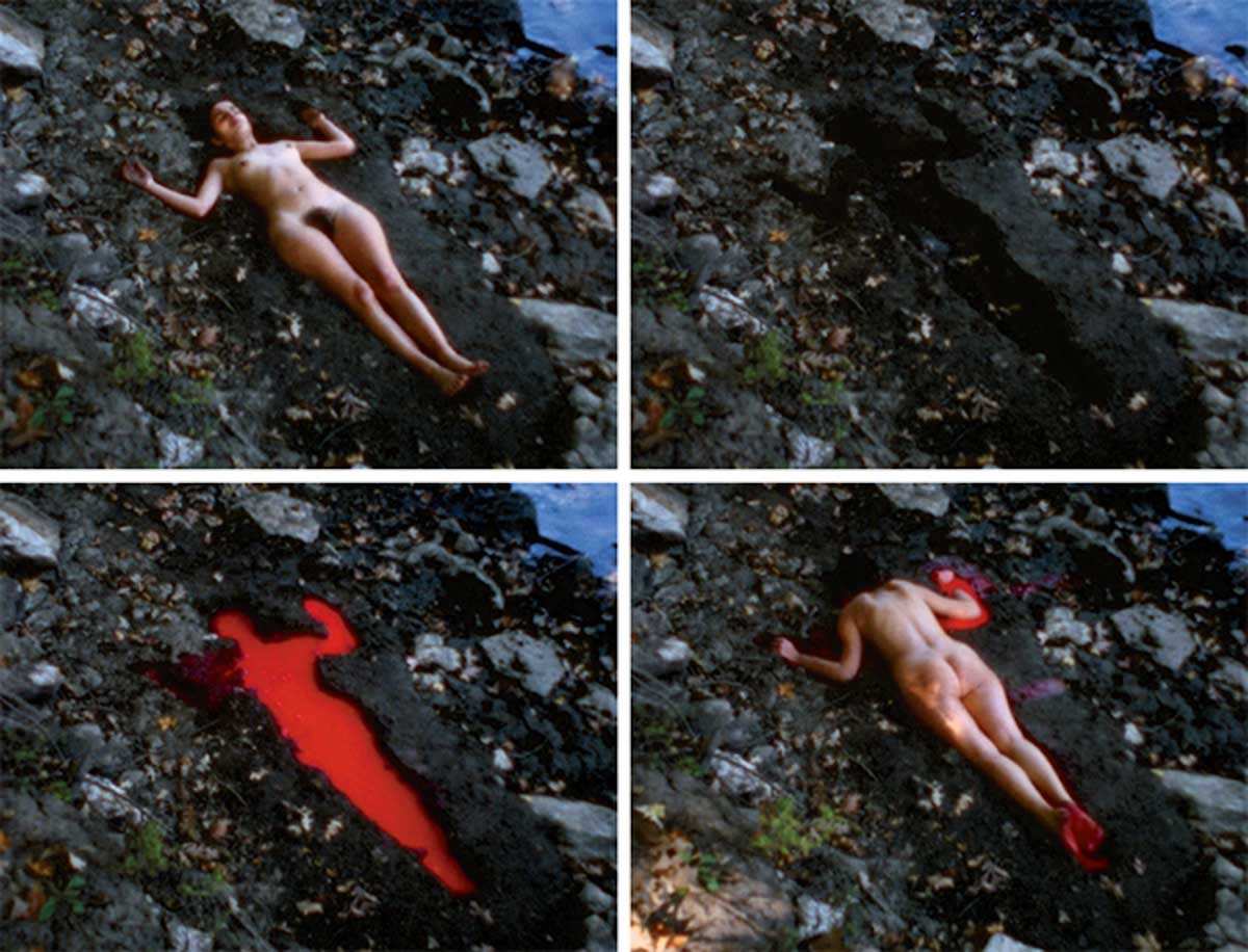 ana mendieta silueta sangrieta bloody silhouette 1975