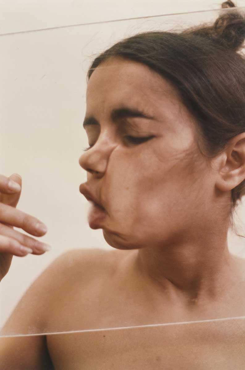 ana mendieta untitled glass body imprints face 1972