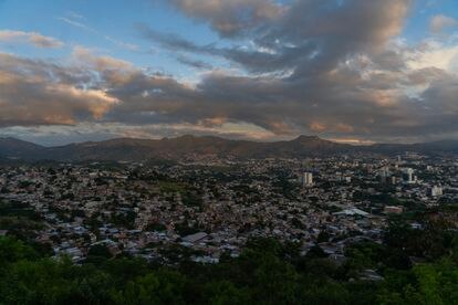 A view of Tegucigalpa, which has been under a partial state of emergency since December of 2022.