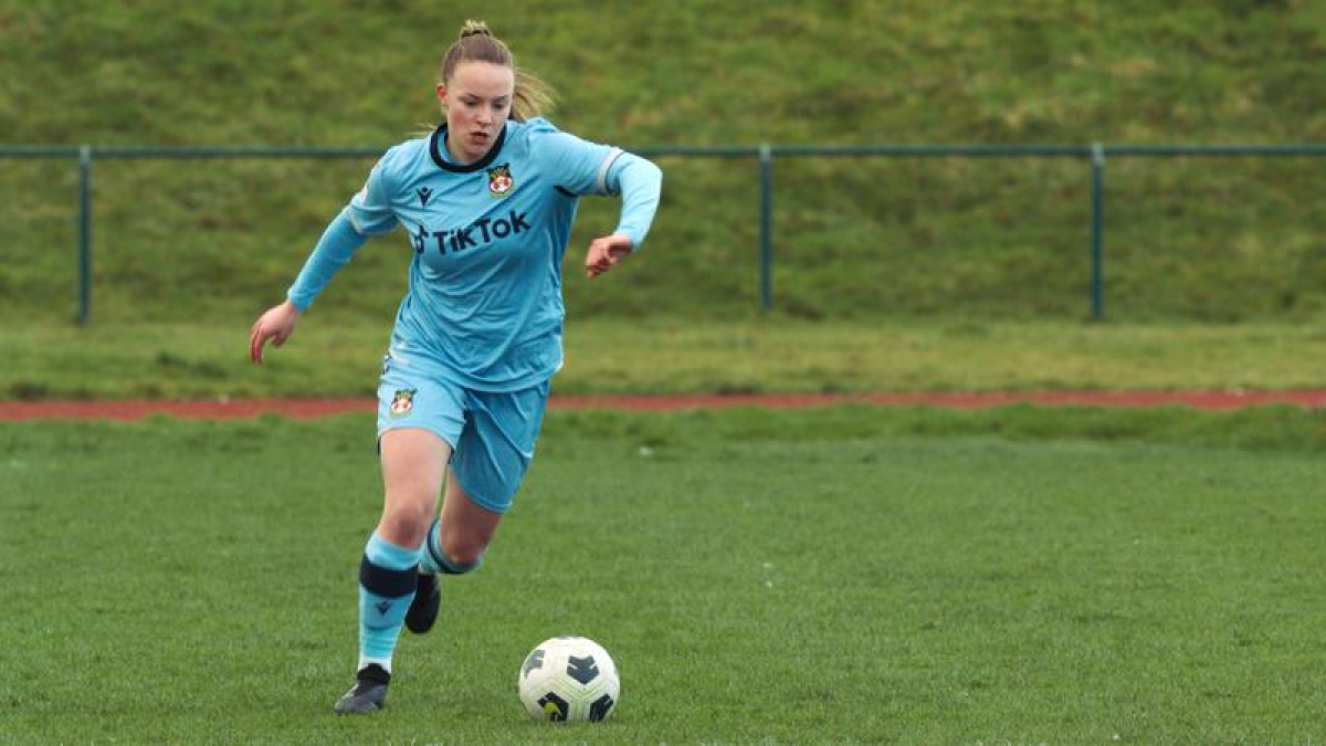 Wrexham women's soccer player Lili Jones.