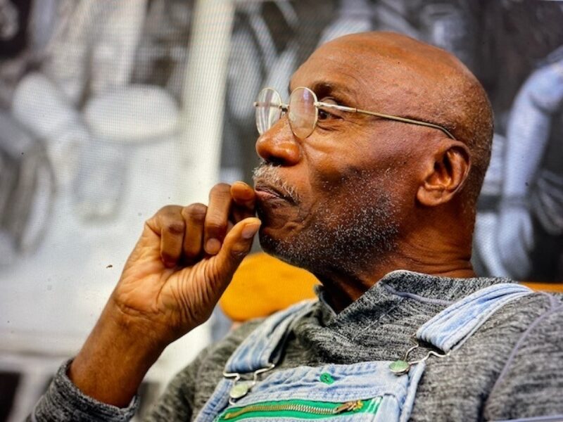 Keith Calhoun 1 Portrait Artist Willie Birch 3 2023 New Orleans IMG 2835