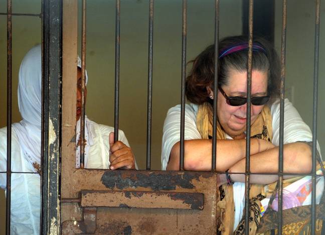 Lindsay Sandiford has been in the prison for just over a decade. Credit: SONNY TUMBELAKA/AFP via Getty Images