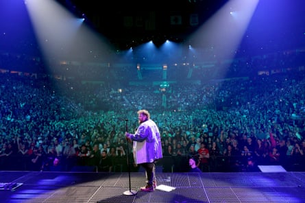 Jelly Roll plays his sold-out home town Bridgestone Arena concert.