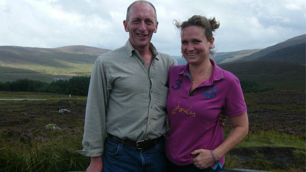 Rhianon Bragg and her ex-partner Gareth Wyn Jones