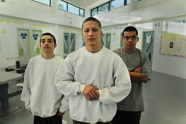 Jarad Nava (center) was sentenced to 162 years in prison on four counts of attempted murder in 2012. He shot into a car of women who were related to a rival gang member and shot one in the back, paralyzing her from the waist down