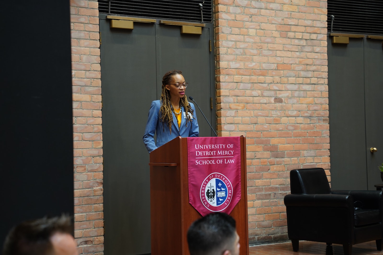 University of Detroit Mercy Law School Dean Jelani Jefferson Exum said the day’s conference was a chance for open and honest dialogue about creating what the school calls “the complete lawyer.”