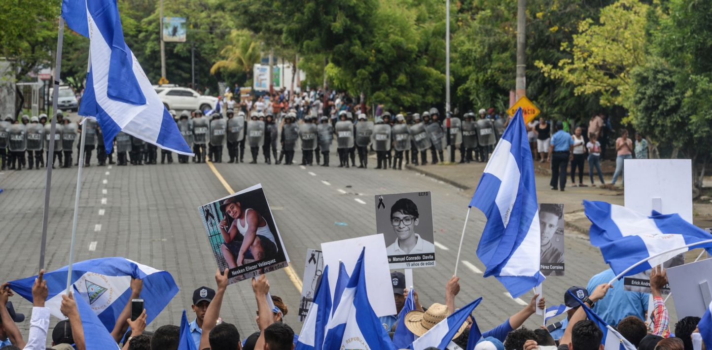 Nicaragua protests amnesty wilmer lopez