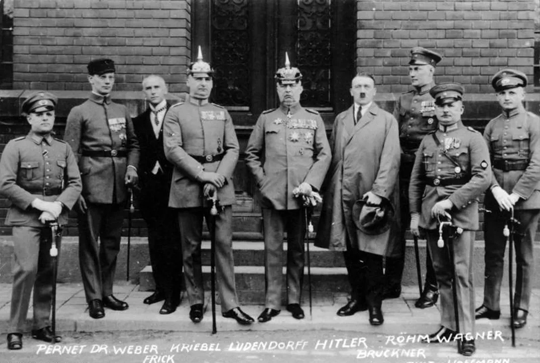 Defendants in the Beer Hall Putsch trial