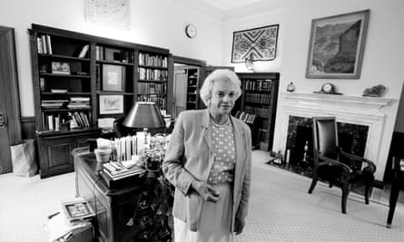 Sandra Day O’Connor in her chambers at the supreme court in Washington in 2002.