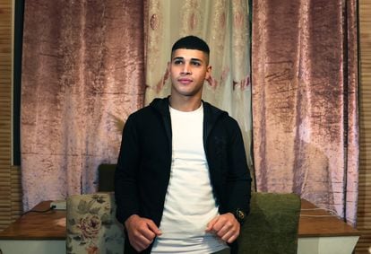 Mohamed Abu Ayyash, 18, imprisoned in administrative detention without charge while still a minor.