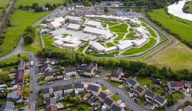 HMP Stirling, in Bridge of Allan, is just yards away from Forth Park and Vale Grove housing estates