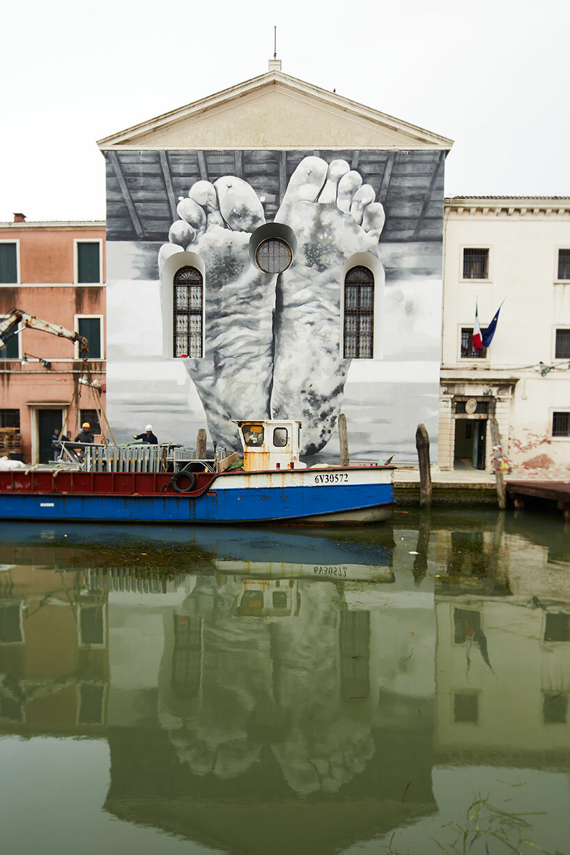 the vatican pavilion takes shape within a women's prison at the venice art biennale