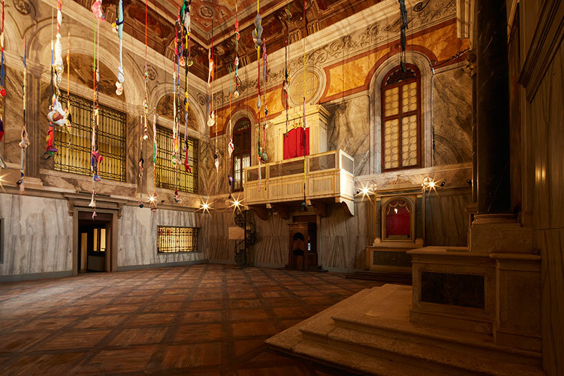 the vatican pavilion takes shape within a women's prison at the venice art biennale