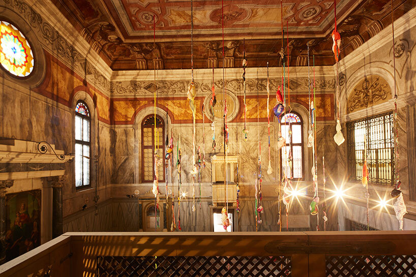 the vatican pavilion takes shape within a women's prison at the venice art biennale