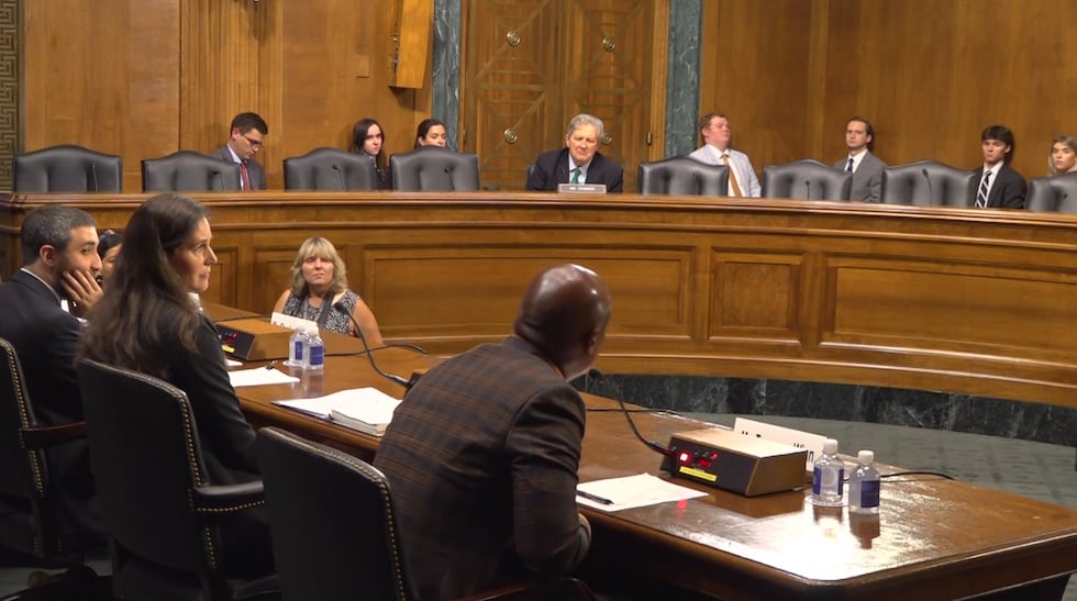 Terrance Winn testified about prison labor reform in front of a subcommittee in Washington,...