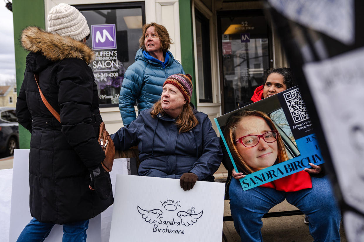 a standout for Sandra Birchmore at Stoughton Town Hall (Sophie Park for NBC News and The Marshall Project)