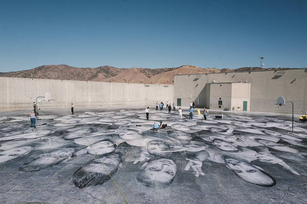 JR Tehachapi Prison Art Installation California