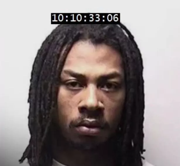 Curtis' police mugshot