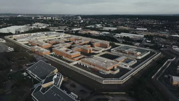 An ariel view of HMP Belmarsh