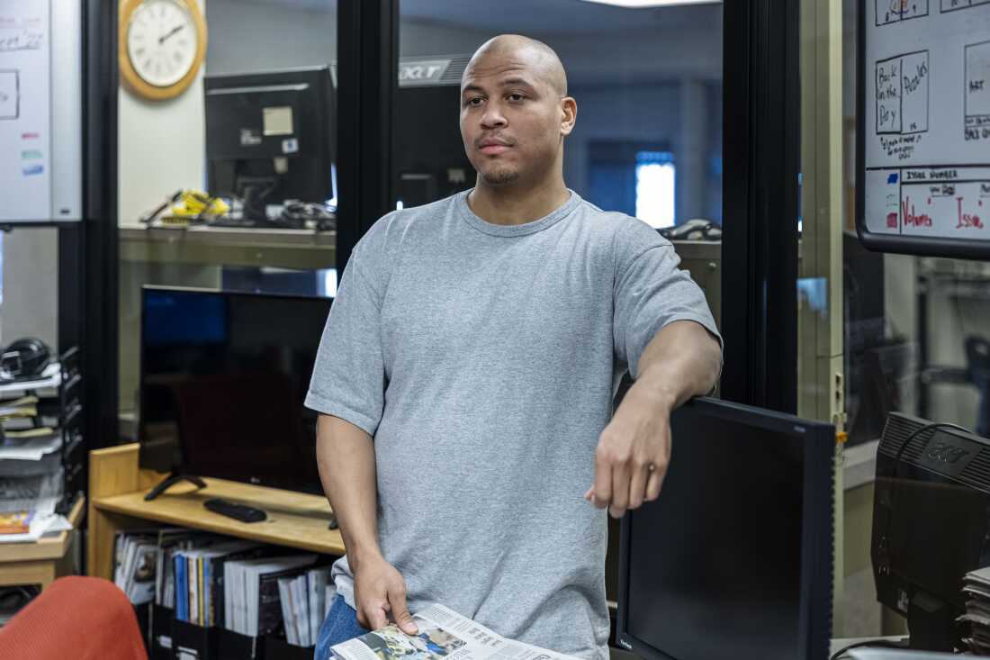 Paul Gordon poses for a portrait at Stillwater Correctional Facility on Friday, May 10, 2024, in Stillwater, Minn.