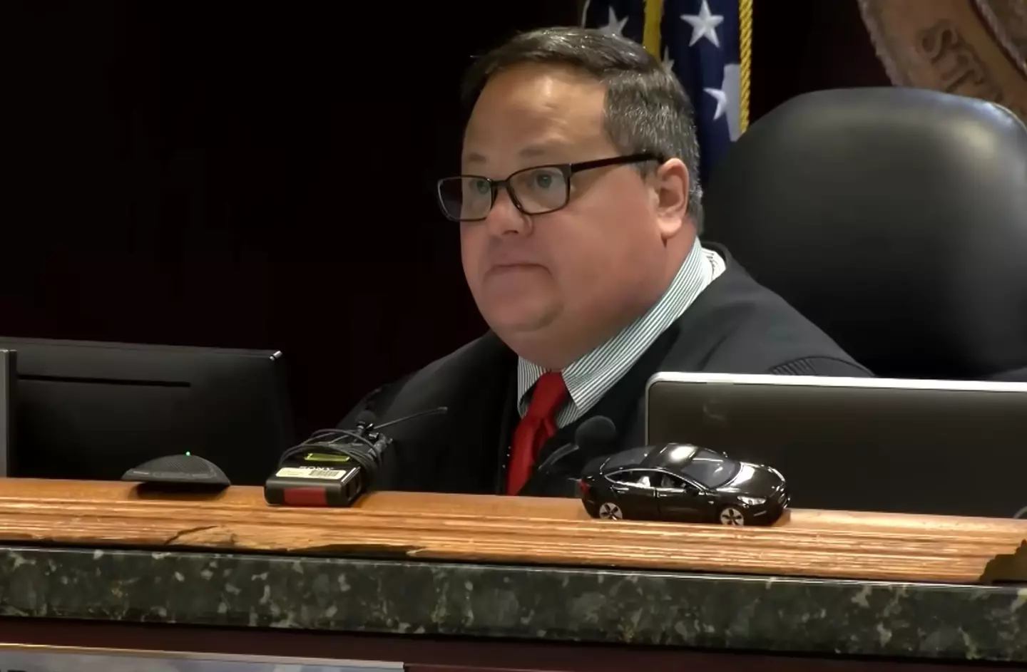 Judge Christopher Sabella made it clear Lorenzo's request did not have any impact on his ruling (YouTube/Law and Crime)