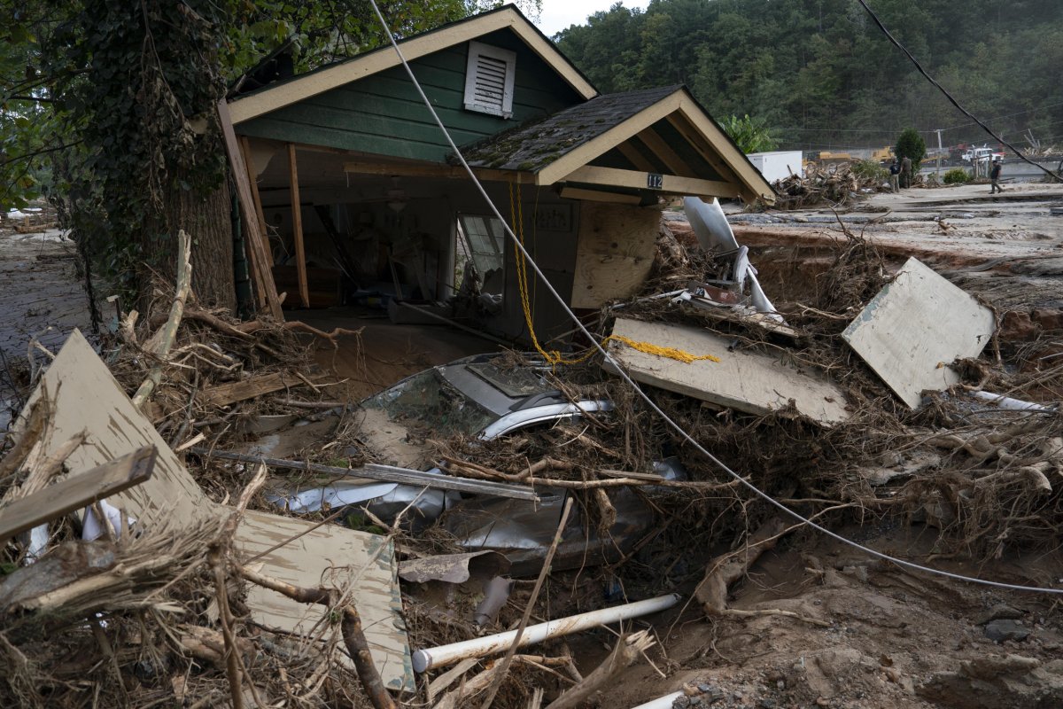 Lake Lure home destroyed in hurricane