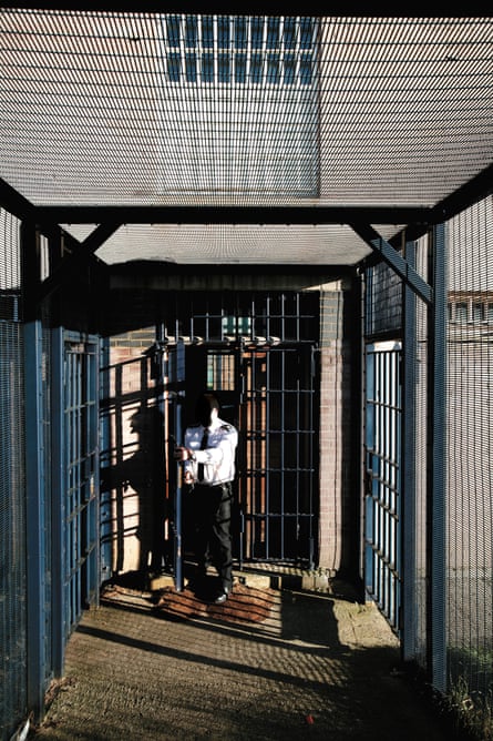 An entrance at HMP Grendon.