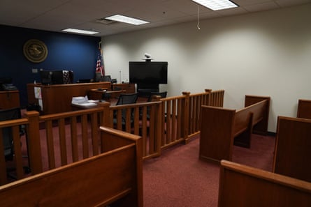 empty courtroom 