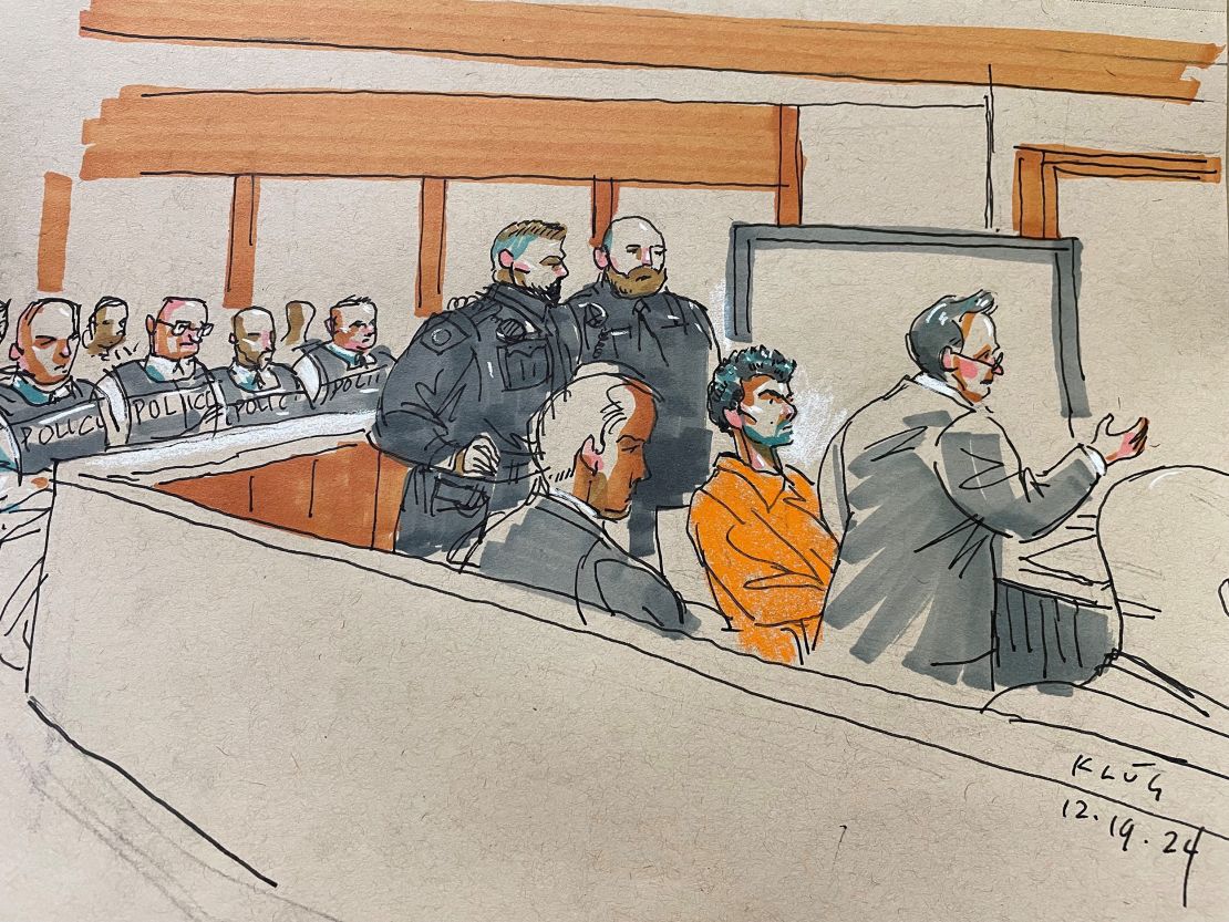 Luigi Mangione appeared in Pennsylvania court Thursday wearing an orange jumpsuit.