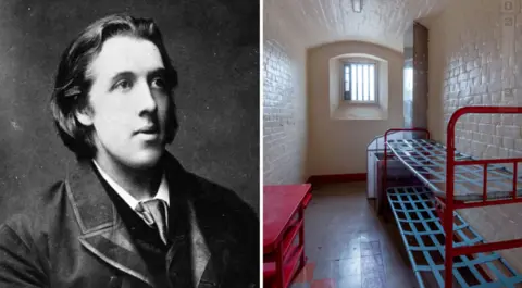 Getty Images/Morley von Sternberg Oscar Wilde (1881) and his cell at Reading Prison 