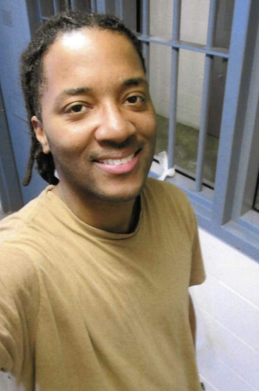 An undated photo of Rejon Taylor at the Special Confinement Unit at the U.S. Penitentiary in Terre Haute, Ind.