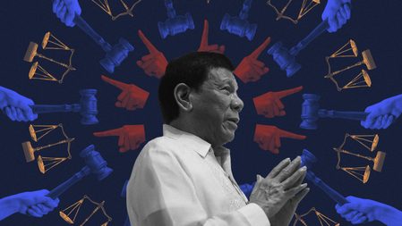 Why has there been no local drug war case vs Duterte even after his presidency?