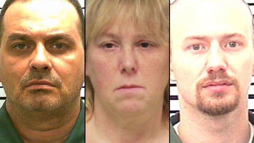 Prisoners Richard Matt and David Sweat, and prison worker Joyce Mitchell.