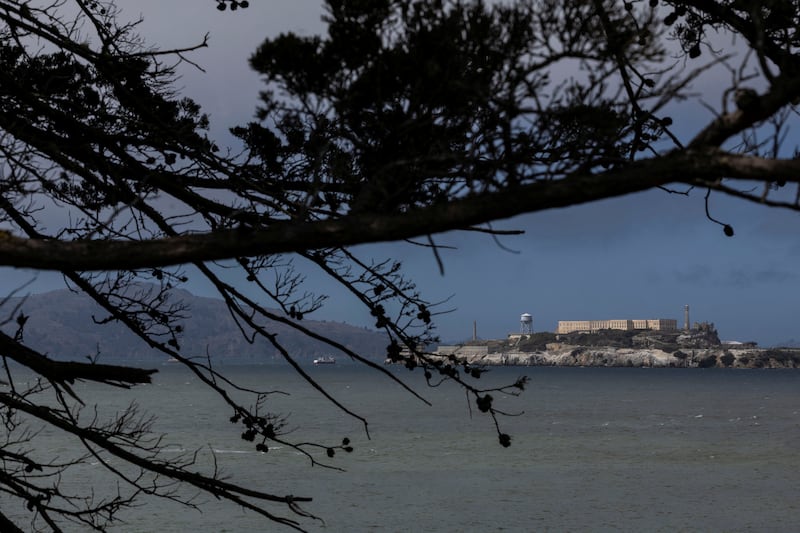 A view shows the Alcatraz Island at San Francisco Bay in San Francisco, California, U.S., June, 29, 2022.