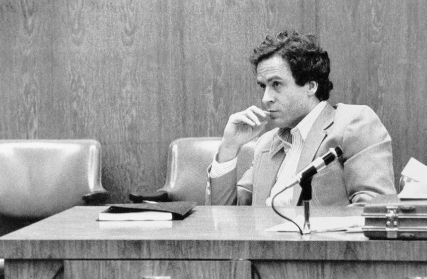 Theodore Bundy watches intently during the third day of jury selection at his trial in Orlando for the murder of 12-year-old Kimberly Leach.