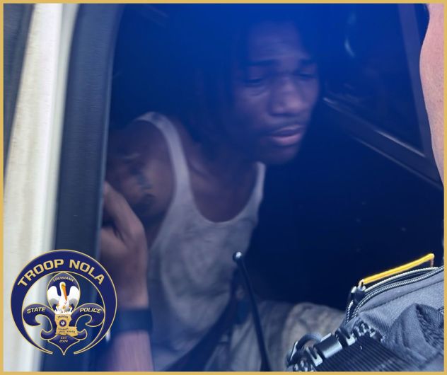 This photo released by the Louisiana State Police shows Kendall Myles. Authorities are scrambling to find almost a dozen inmates who escaped from the Orleans Justice Center in New Orleans, the local sheriff said Friday.