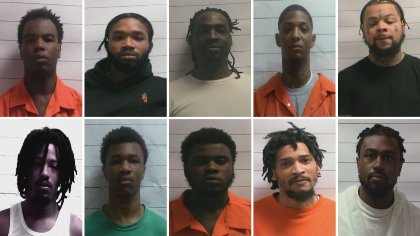 The escaped inmates have been identified as Corey Boyd, Dkenan Dennis, Jermaine Donald, Derrick Groves, Antoine Massey, Robert Moody, Kendell Myles, Gary Price, Leo Tate and Lenton Vanburen, CNN affiliate WVUE reported.