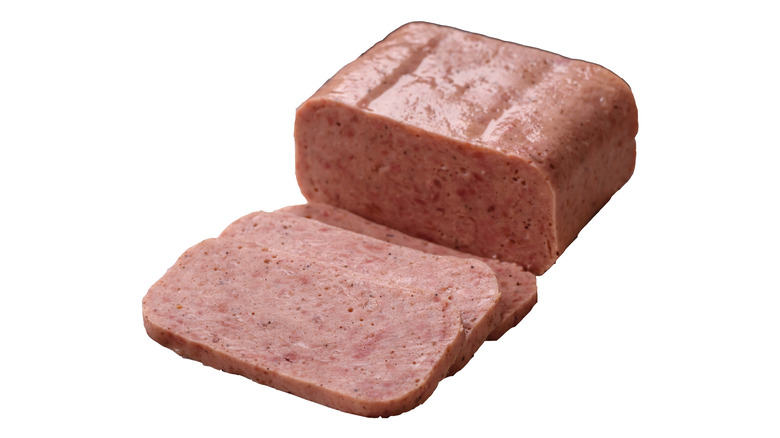 Slices of spiced Spam